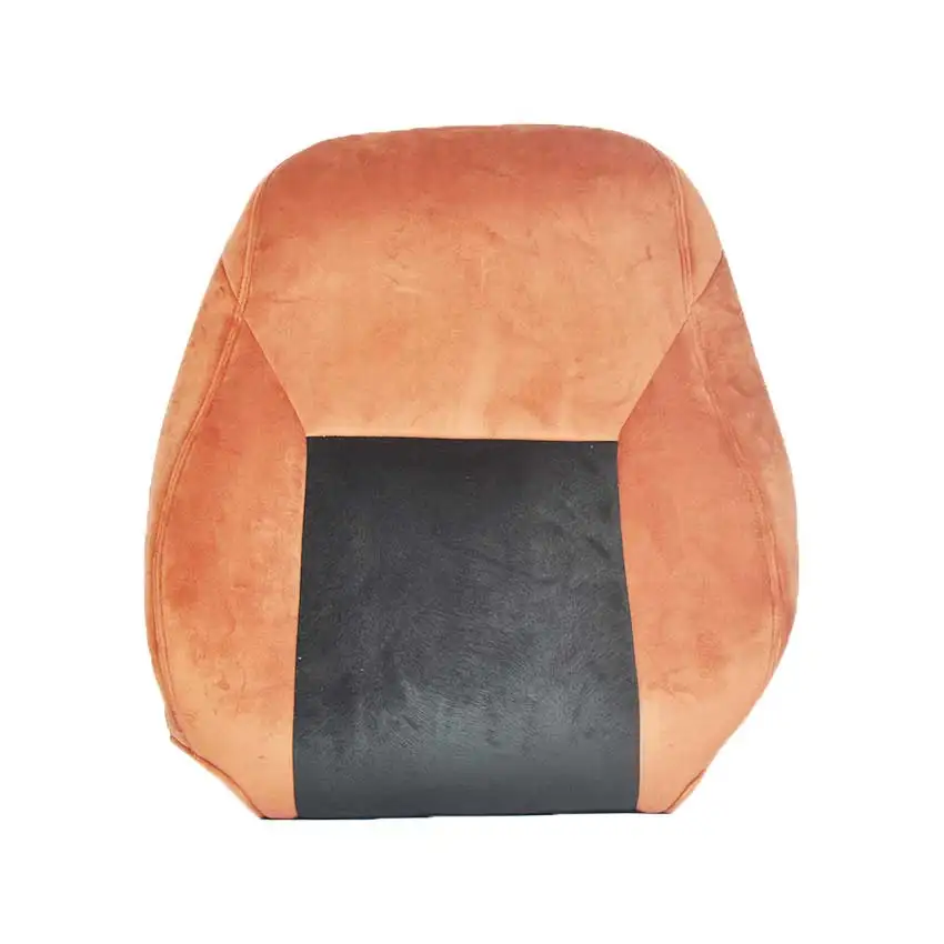 Custom fit black and brown color fabric santa fe car seat cover for hyundai santefe