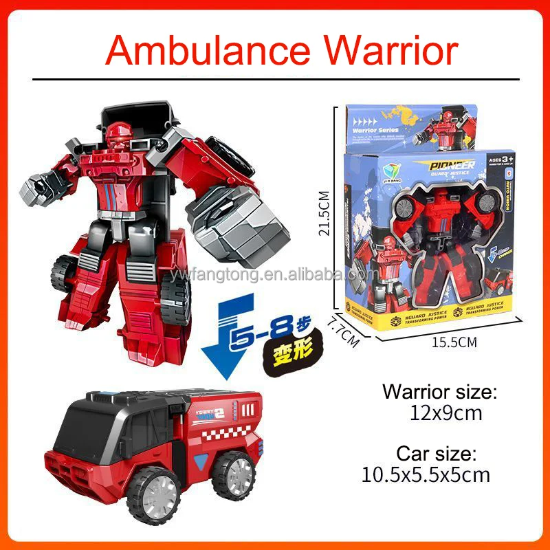 DMG Toy hot sale transformable deformation robot toys distortion inertial sliding car change shape robot trans robot toy car