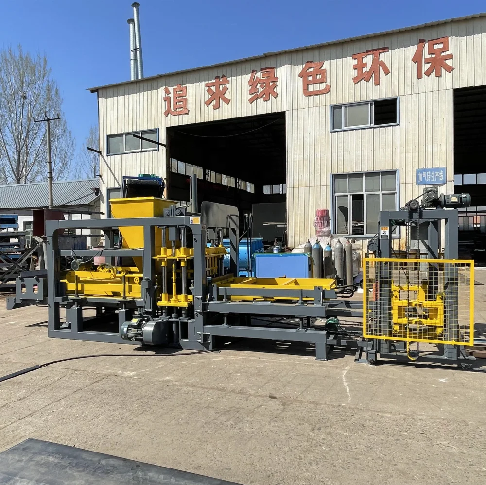 China Factory Supply QT4-15 Interlocking Logo Bricks Making Machine Hollow Block Making Machine with Pump Bearing Gearbox