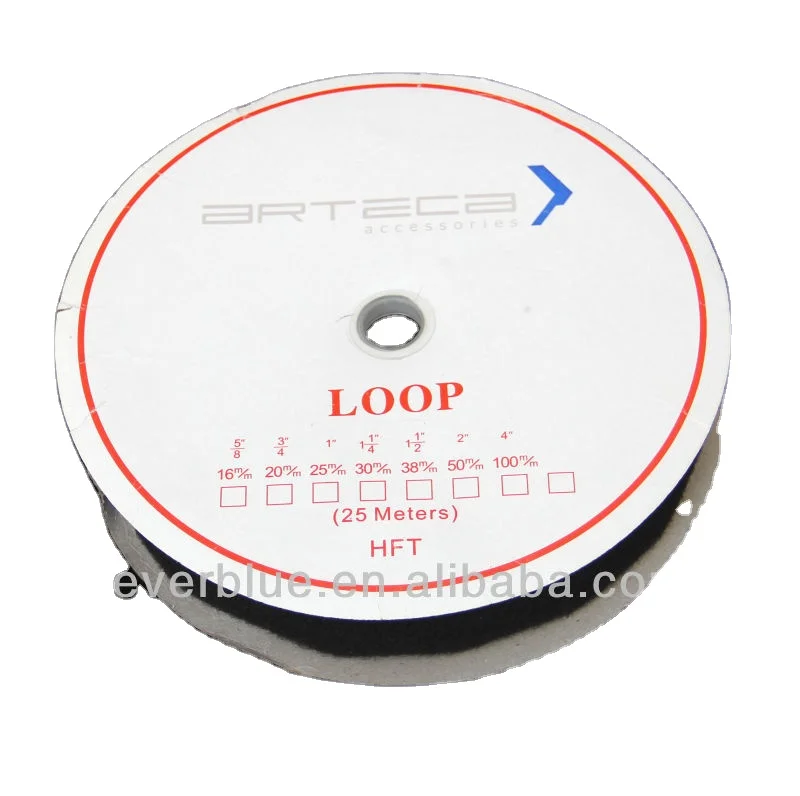 Customized Logo Nylon Hook and Loop strap belt Velcro Tape Fastener Tape