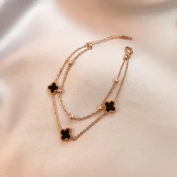 2021 Rose Gold Wholesale Designer  Luxury Bracelets Stainless Steel Jewelry For Sale