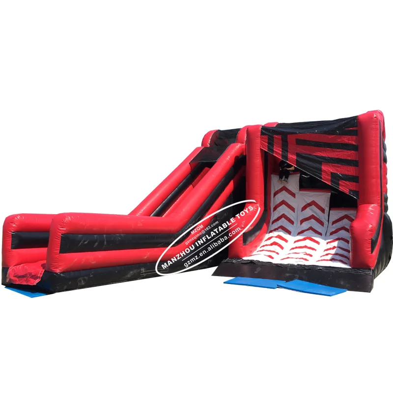 Inflatable carnival game kid indoor outdoor ninja rock wall tree rock wall Ninja Warrior Wall
