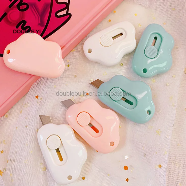 Миниатюрный симпатичный многофункциональный нож в форме облака переносной выдвижной Экспресс-нож для демонтажа