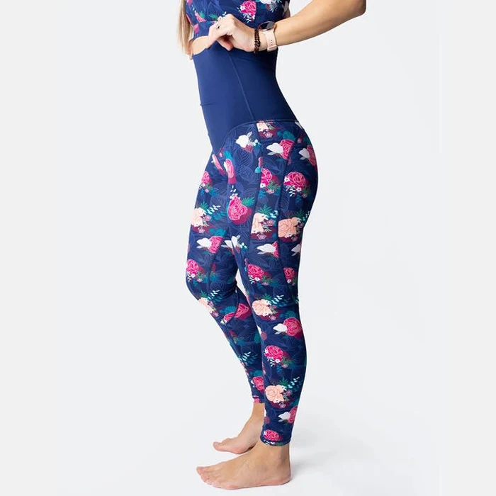 
Pregnant Womens Sportswear Leggings High Waist Belly Support Tights 