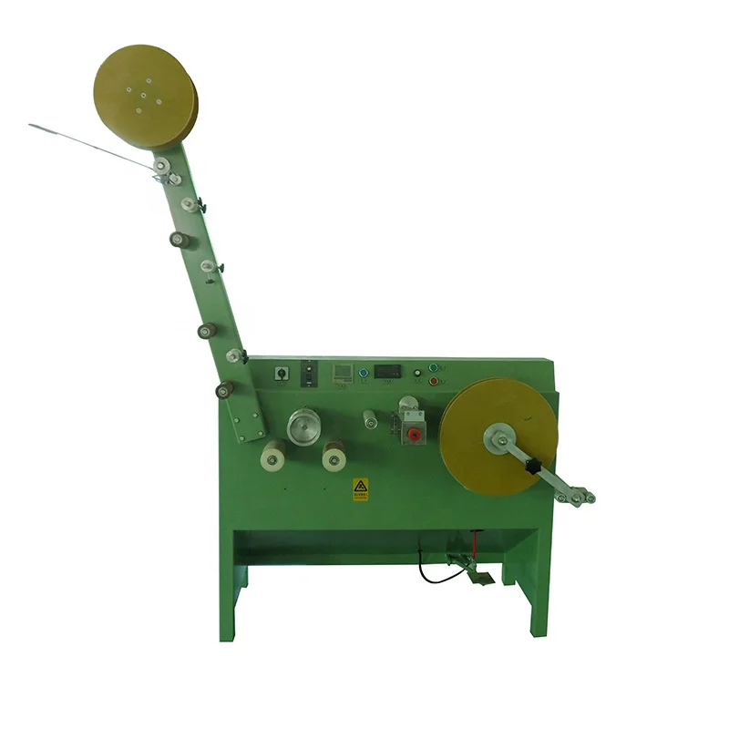 textile woven belt and elastic measuring and rolling machine