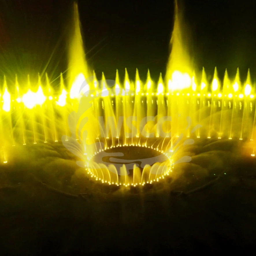 Большие медиа-шоу воды с лазерным отображением, 3D картографирование, рамка дракона