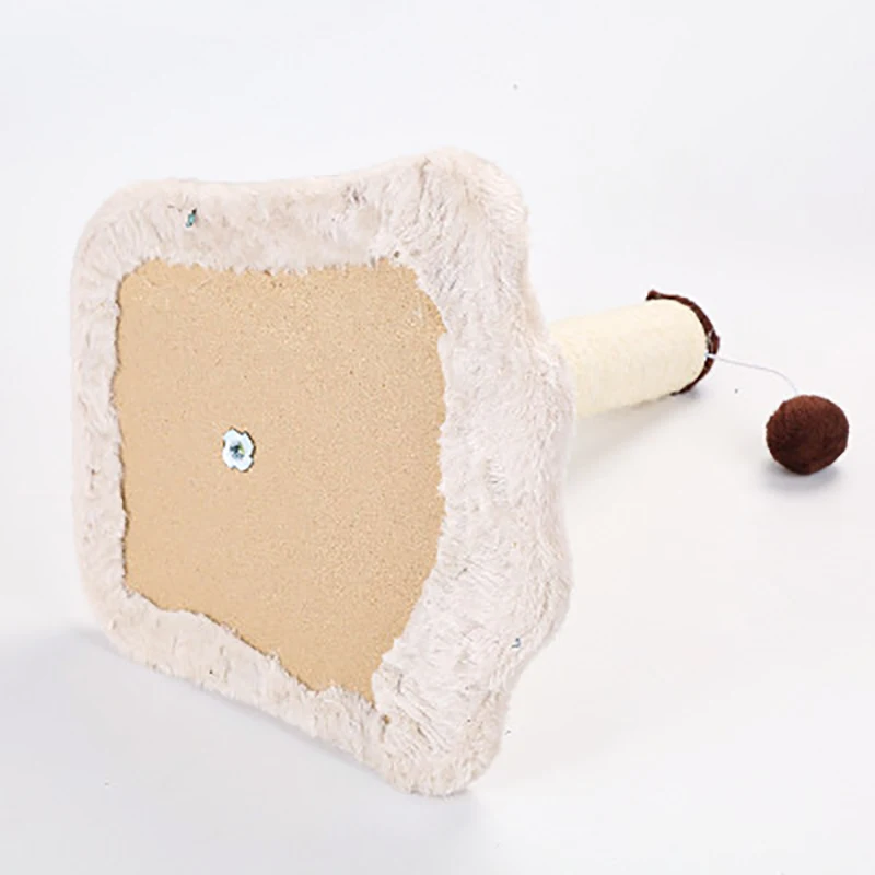 Manufactory Plush Sisal Hanging Ball Cat Scratching Scratcher Kitty Kitten Cat Pet Activity Center Climbing Furniture Tree Post