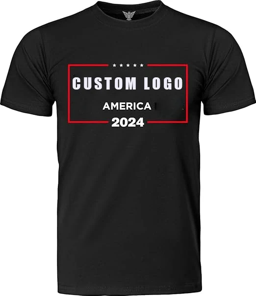 Customized 100% Cotton Short Sleeved 2024 Make American Great Again Take American Back T Shirt for USA Presidential Campaign