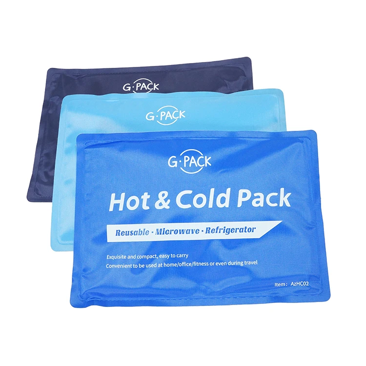 Reusable Hot Cold Compress Therapy Gel Pack Soft Ice Pack Physical Therapy  Medical Hot Cold Gel Ice Pack Wrap for Pain Relief