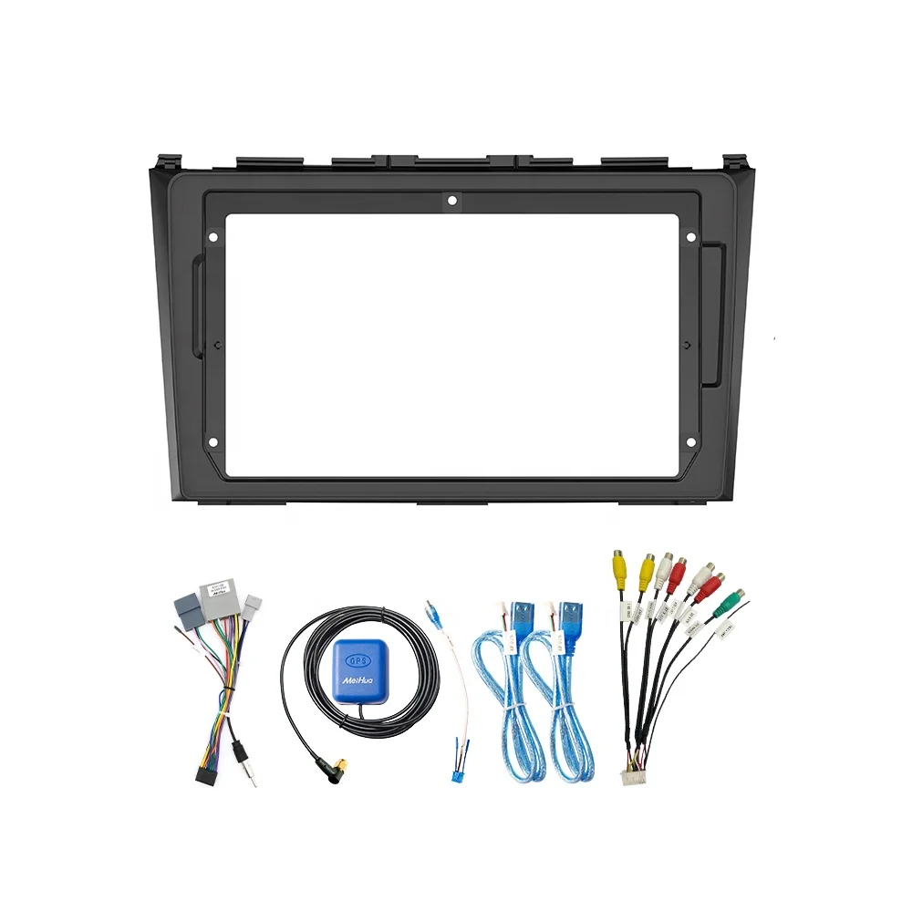 Meihua Auto Stereo Wiring Frame Cables Harness for Honda CRV 2006-2012 Car Radio Screen Fascia