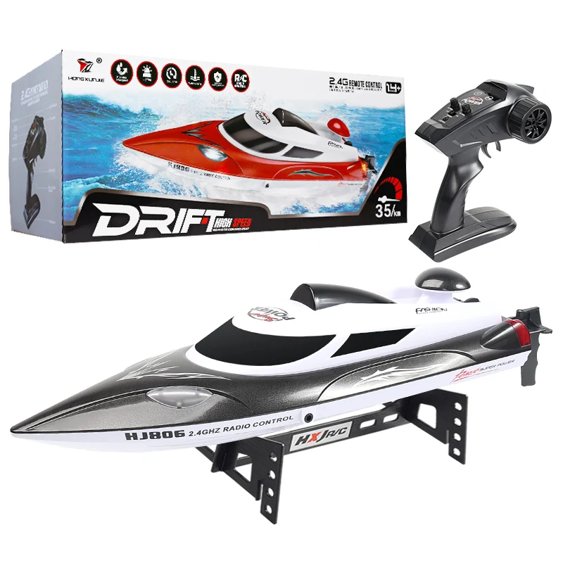 2.4G High Speed Yacht Model Remote Control Racing RC Boat 35km/h SpeedBoat High Speed Outdoor Sports Yacht Sail RC Jet Boat