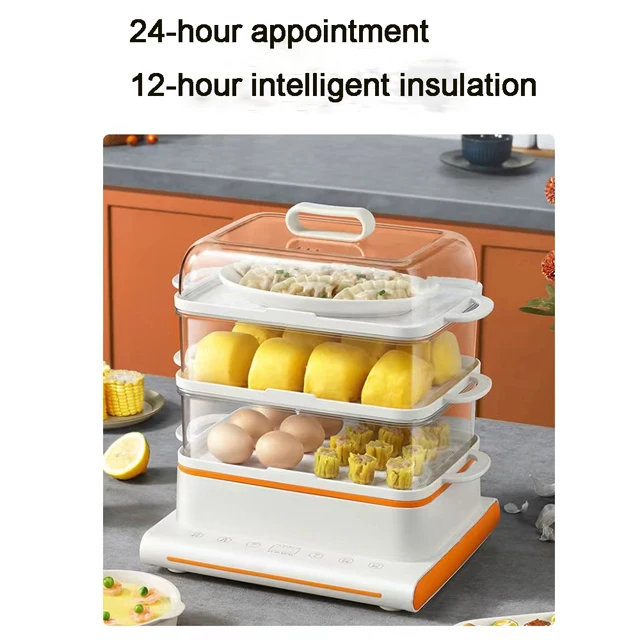 Three layer large capacity steam boiler, 24-hour intelligent reservation, and 12 hour long-term insulation