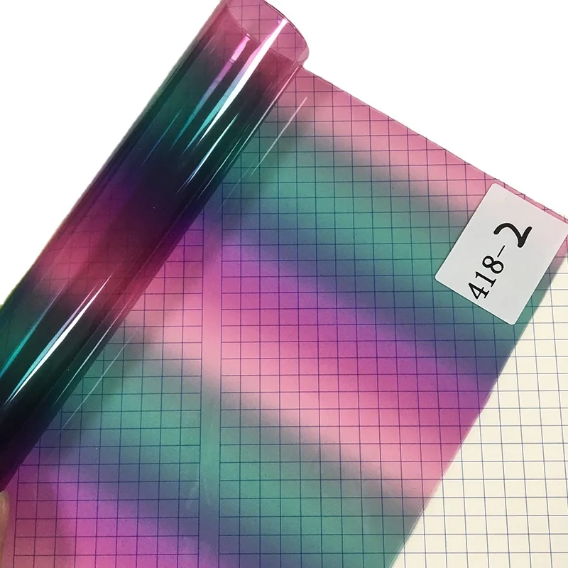 Chinese Manufacturer Rainbow TPU Transparent Thermoplastic Polyurethane Film for Shoe Upper/Bags/Decorations Making