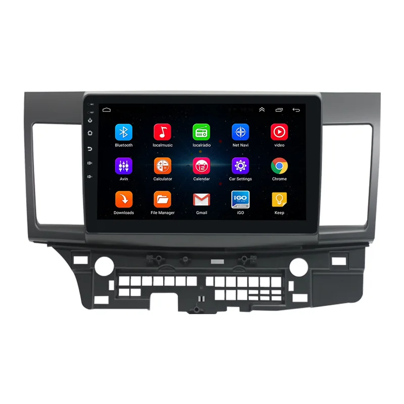 10.1 inch lancer ex touch screen android car radio multimedia player video stereo audio gps system for mitsubishi lancer ex