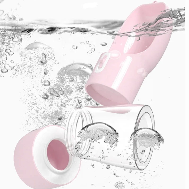 Gorgeous Quality Pet Travel Water Bottle Dispenser Portable Dog Cat Drinking Bottle with Optional Color