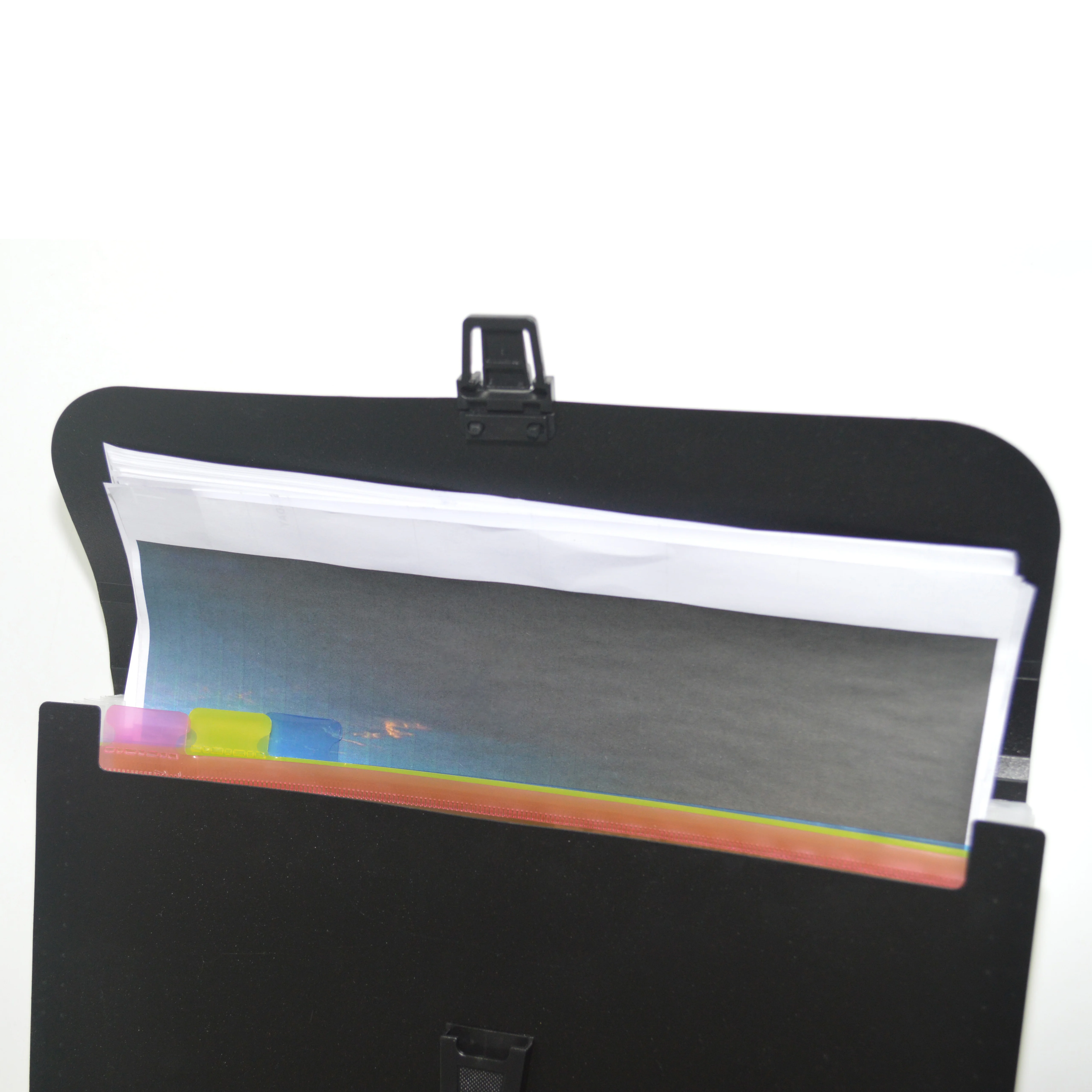 
Wholesale Custom Leather Portable Expanding Contract Color File A4 Folder 