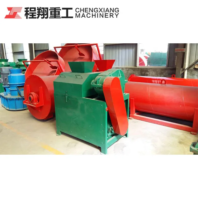 Double Roller Copper Sulphate Granulator Machine NPK Organic Fertilizer Making Machine