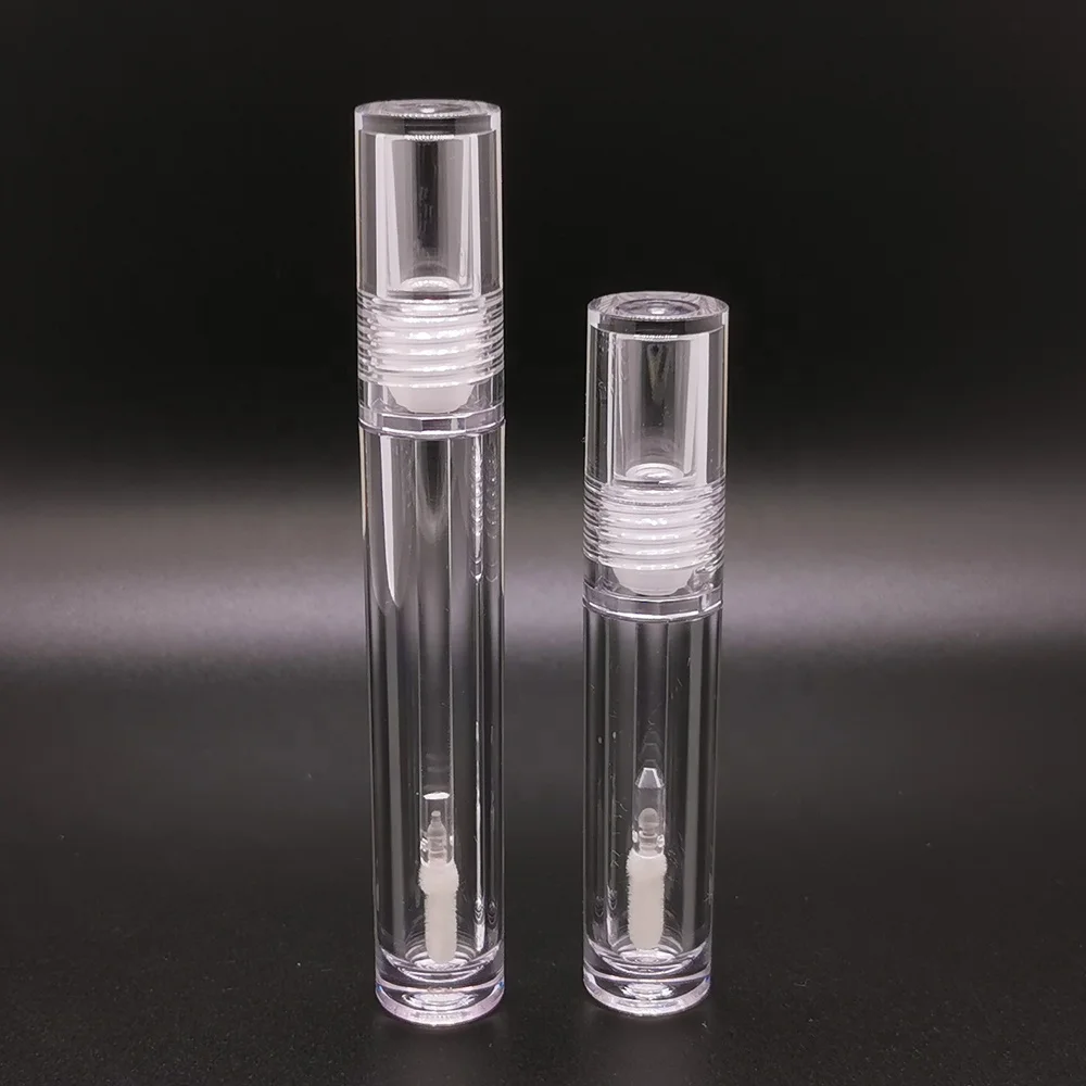 
Stock New Full Clear Lip Gloss Tube Empty Plastic Concealer Lip gloss Container Transparent Liquid Lipstick Makeup Packaging 