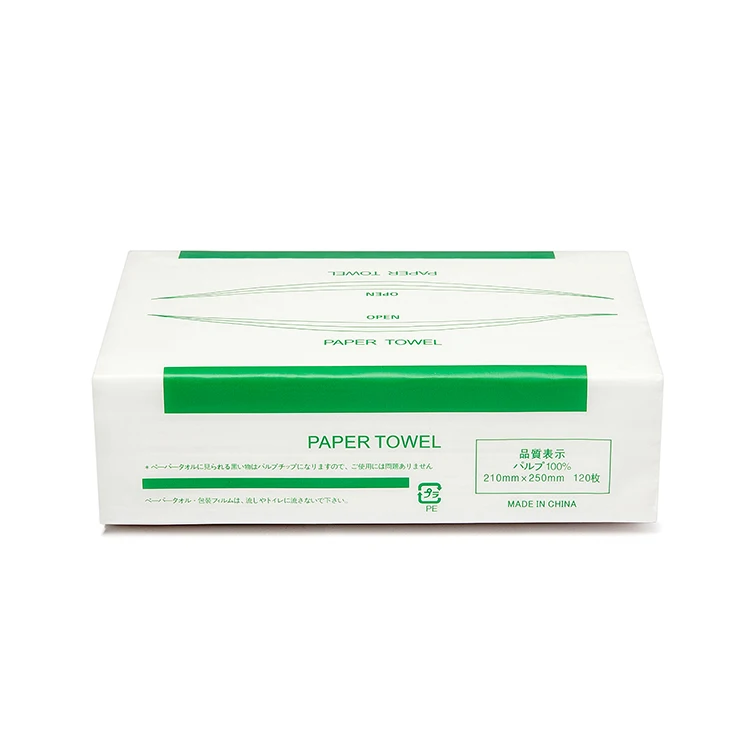 Wholesale High Quality Cheap White Hand Paper Towels Household Kitchen Paper Towel