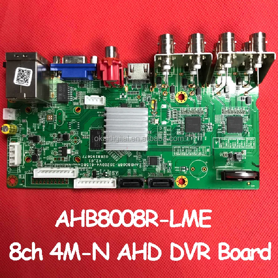 Factory Direct Sales High Quality 5MP 12V 3A 8 Ch Cctv Surveillance NVR DVR