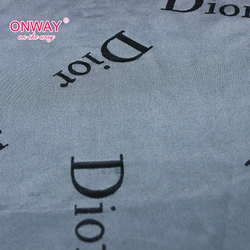 Competitive price popular customized logo woven chiffon jacquard fabric for clothing