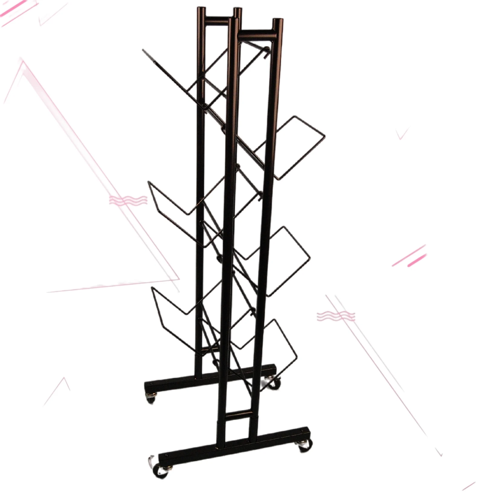 Beer Storage Product Display Stands Shop Shelves Display Bar Cabinet Retail Liquor Store Metal Liquor Bottle Wine Display Rack