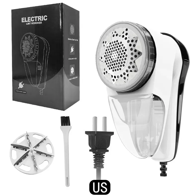 Plug-in Type Lint Remover Six Blades Electric Fabric Lint Remover Clothes Hair Ball Remover
