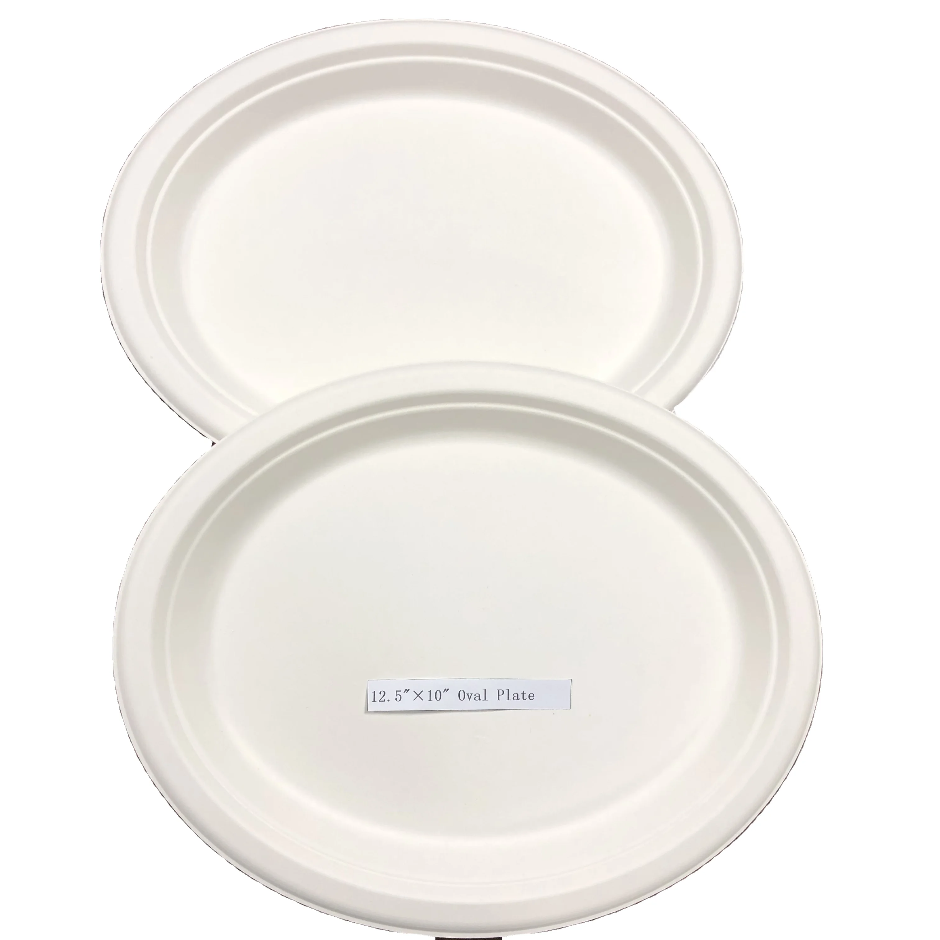 Factory Price 10 Inch Compostable disposable bagasse sugarcane Round plate