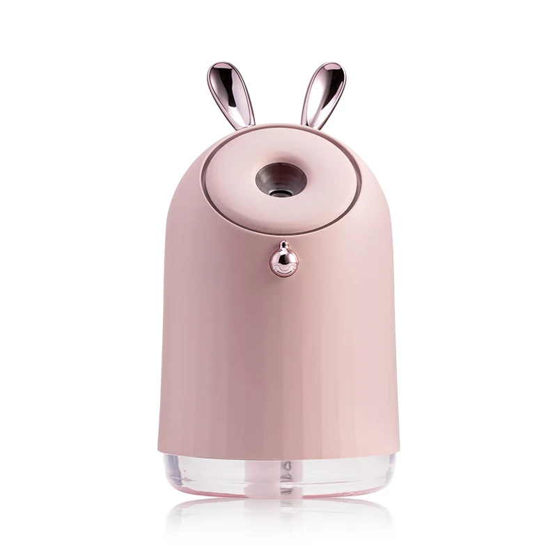 Best quality white USB charge portable seven color light air cooler water sprayer mist makers  mini humidifiers