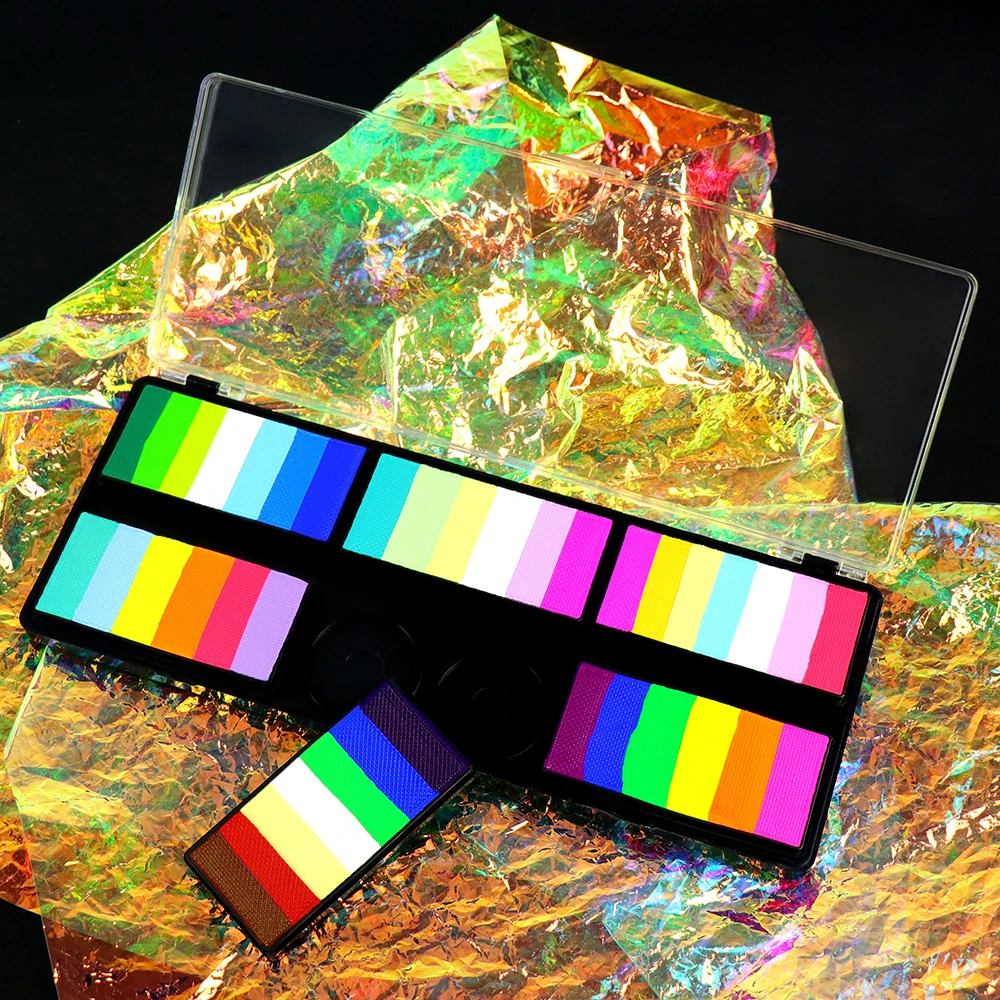 GP  Multi Color paint kit For Kid Set Kit Watercolor Stencil Magical Professional Liquid Paint Eye Private Label Face Paint Kit