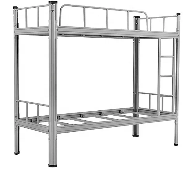 XINGYUAN customized Iron bed apartment dormitory steel tube bed with storage metal bunk bed