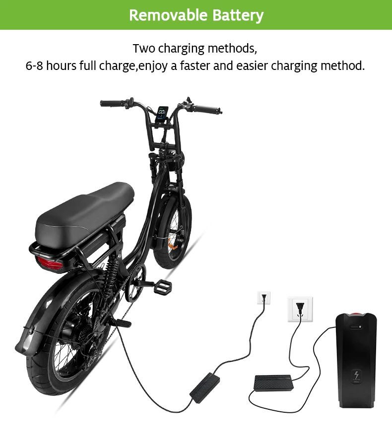 7GO EB8 Offer Comfortable Ergonomic Electric Bikes for Long Rides Sleek Lightweight Electric Bicycles for Urban Exploration