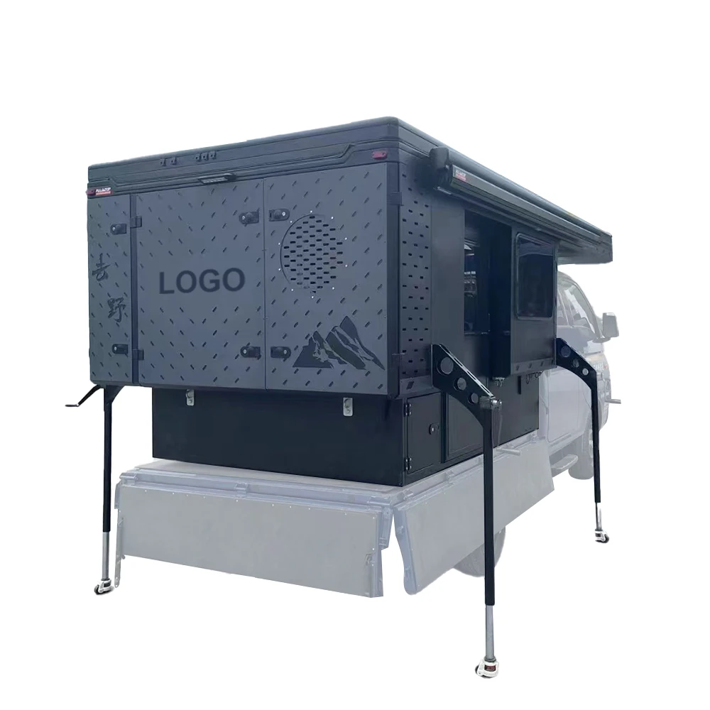 Customized Family Travel Solar Preferable 4X4 Slide In Rv Canopy Camper Slide On Pickup Camping Car Truck Camper For Sale
