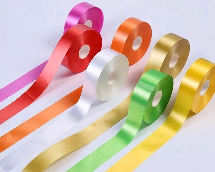 
2.8CM*50M Color Curling Plastic Gift Ribbon for the Wedding Decoration 