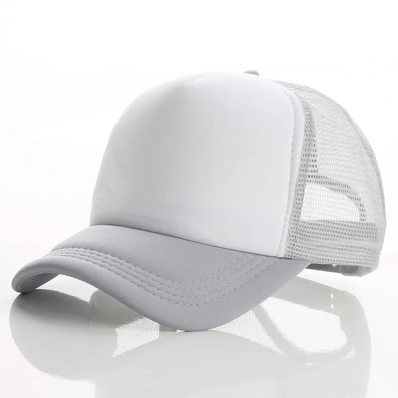 Wholesale custom Cheap cap 5 Panel  Golf Foam mesh Gorras Gorros blank hats  Baseball Custom logo Trucker Hat
