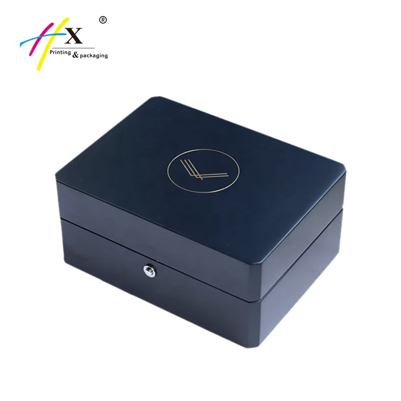 Custom Design New Arrival Luxury Wooden Watch Packaging Gift Box High Quality Watch Display Storage Box Single Watch Box