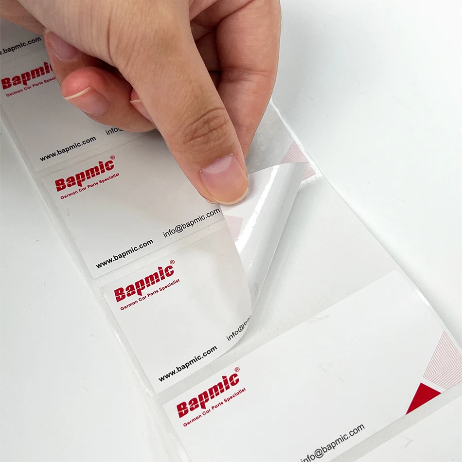 China Manufacturer Customized Self-Adhesive Label Paper Roll Packaging Label Printer Thermal Paper Label