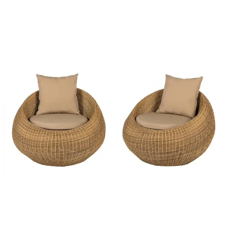 Popular Waterproof Rattan Garden Oasis Patio Furniture Outdoor Garden Cane Sofa Set Natural Rattan Sofas Chairs And Tables