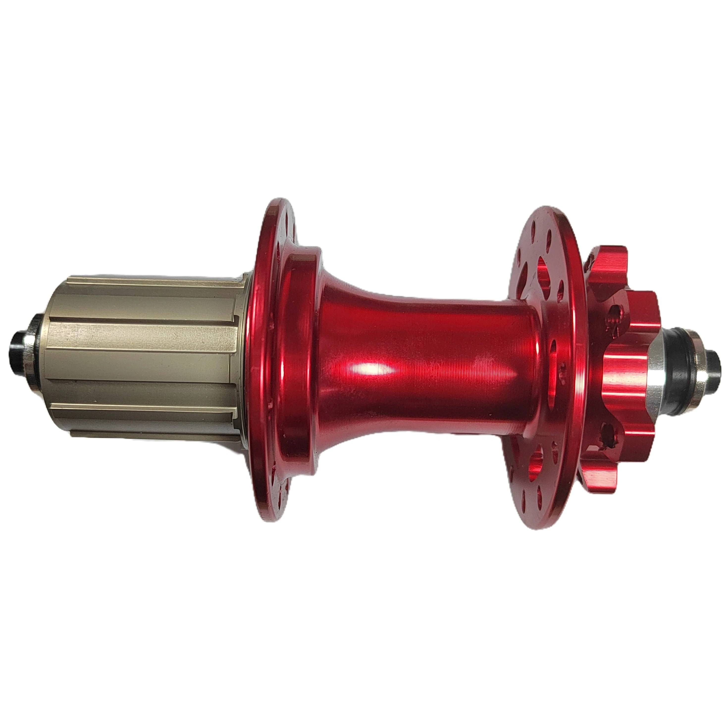24-hole alloy MTB hub with sealed bearing front support for mountain bikes