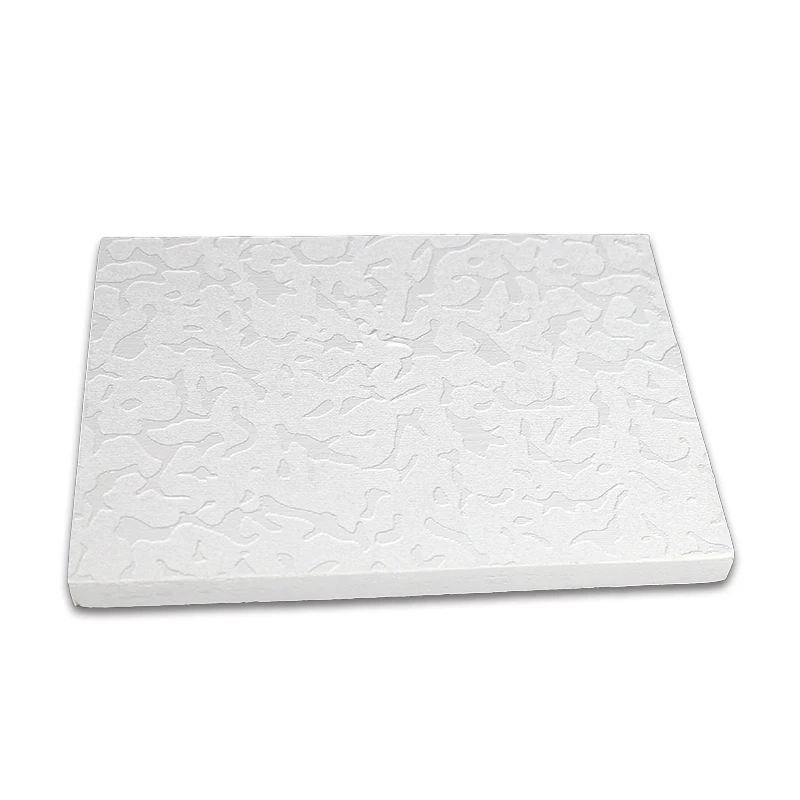 Acoustic Fiber Glass Wool Insulation Ceiling Tile Suspension Soundproof Ceiling Baffle Panels