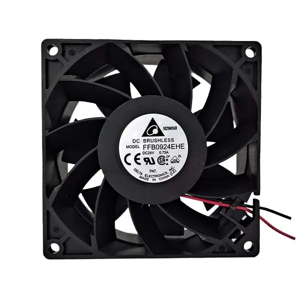 Original Delta FFB0924EHE 24V 0.75A 4800rpm 110.18CFM 55dB 92x92x38mm Large Cfm Fan Brushless High Quality 9238 Fan Cooling