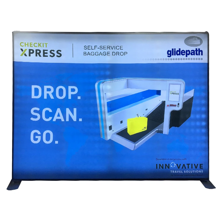 hot sale standing 43mm EZ tube mobile aluminum animation lightbox