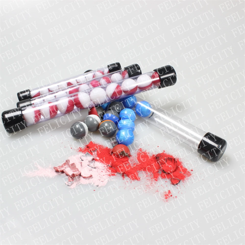 Biodegradable 043 68 wax shell powder paintball for shooting outdoor game