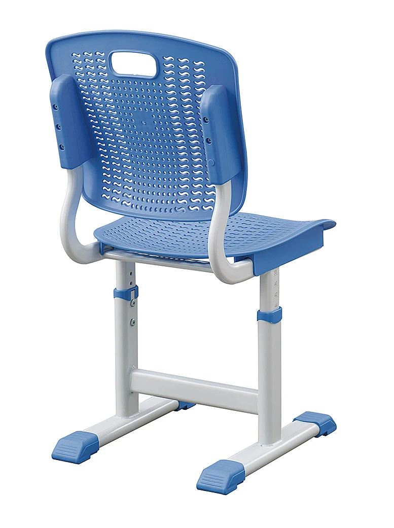 Customized Primary school furniture Adjustable Height  Single MDF Student Desk And Chair Set