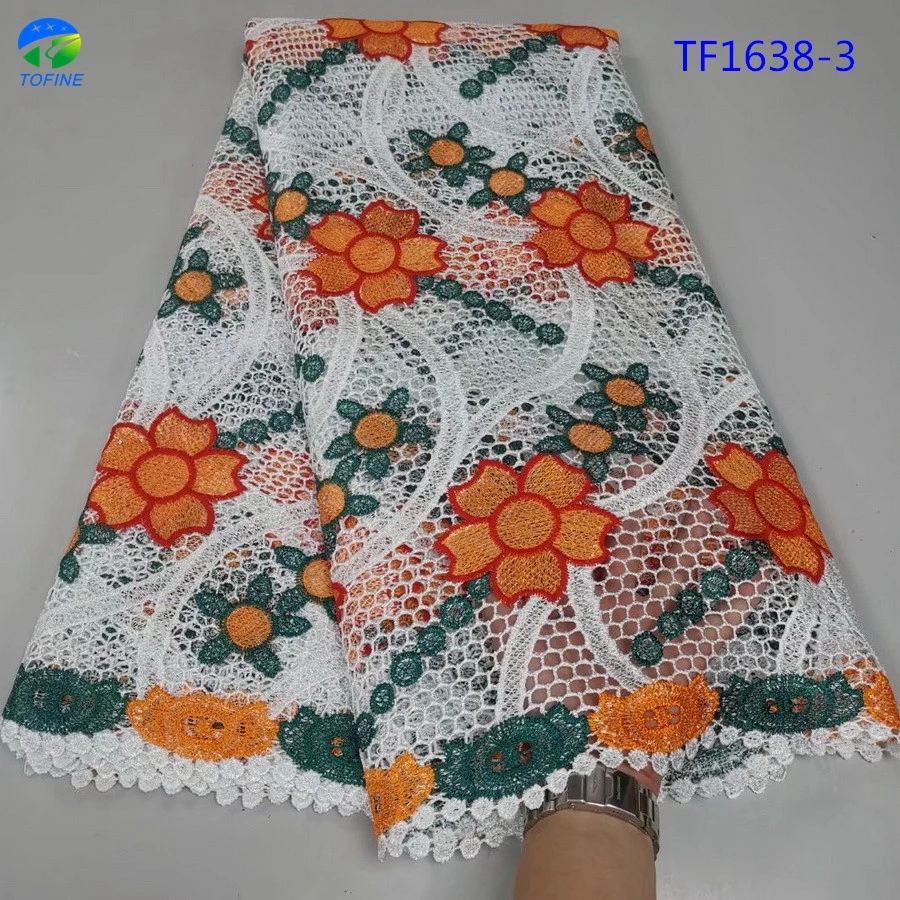 Best selling multi color guipure lace high quality guipure lace guipure cord lace for women