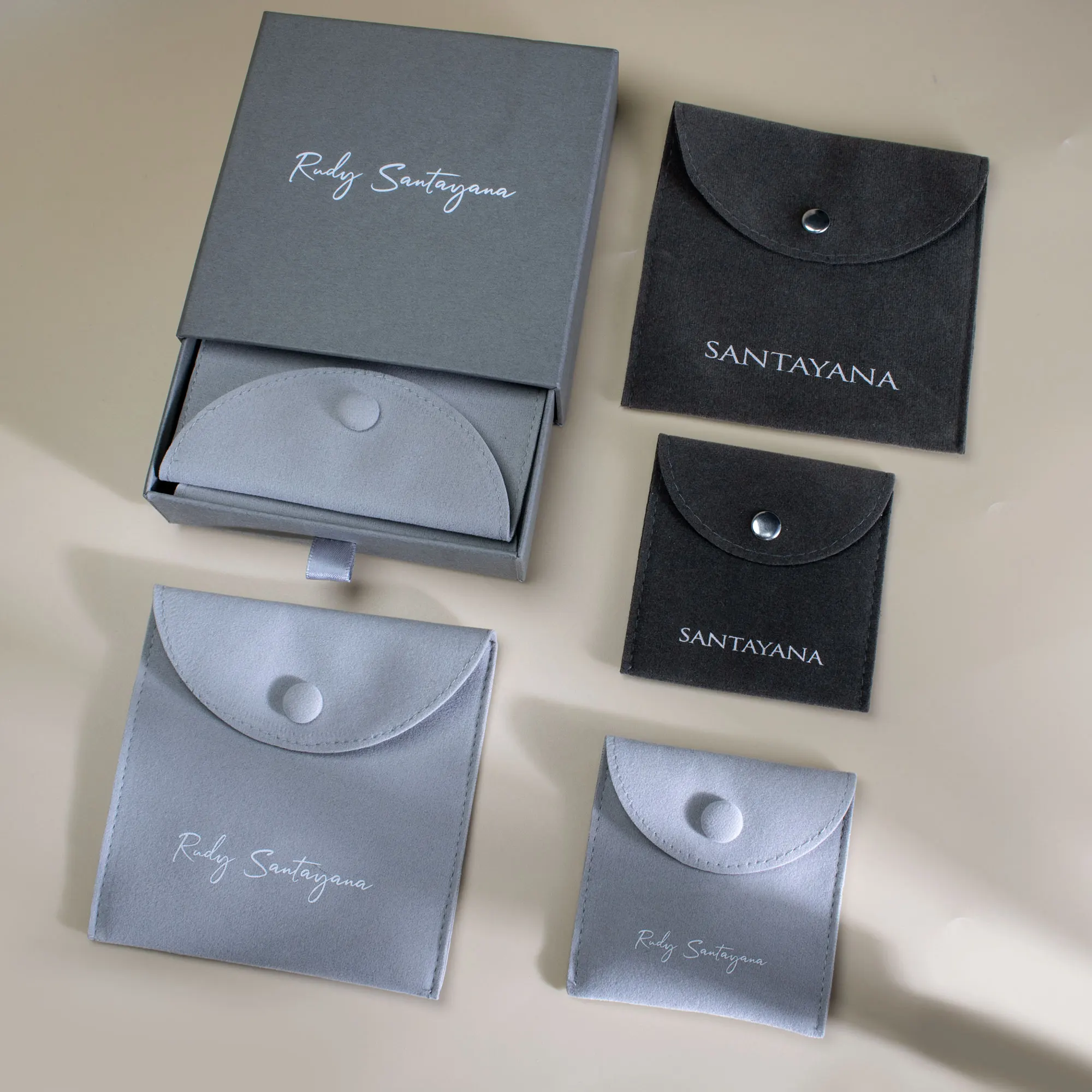 Custom Cardboard Paper Drawer bracelet Box And Pouch Pendant Necklace Ring  Bag Drawer Gift Jewelry Box Jewelry Packaging Box