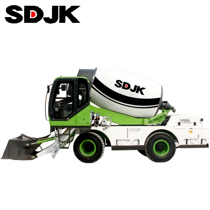 
Hydraulic Mini 4m3 Self Propelled Concrete Mixer Loader For Sale 