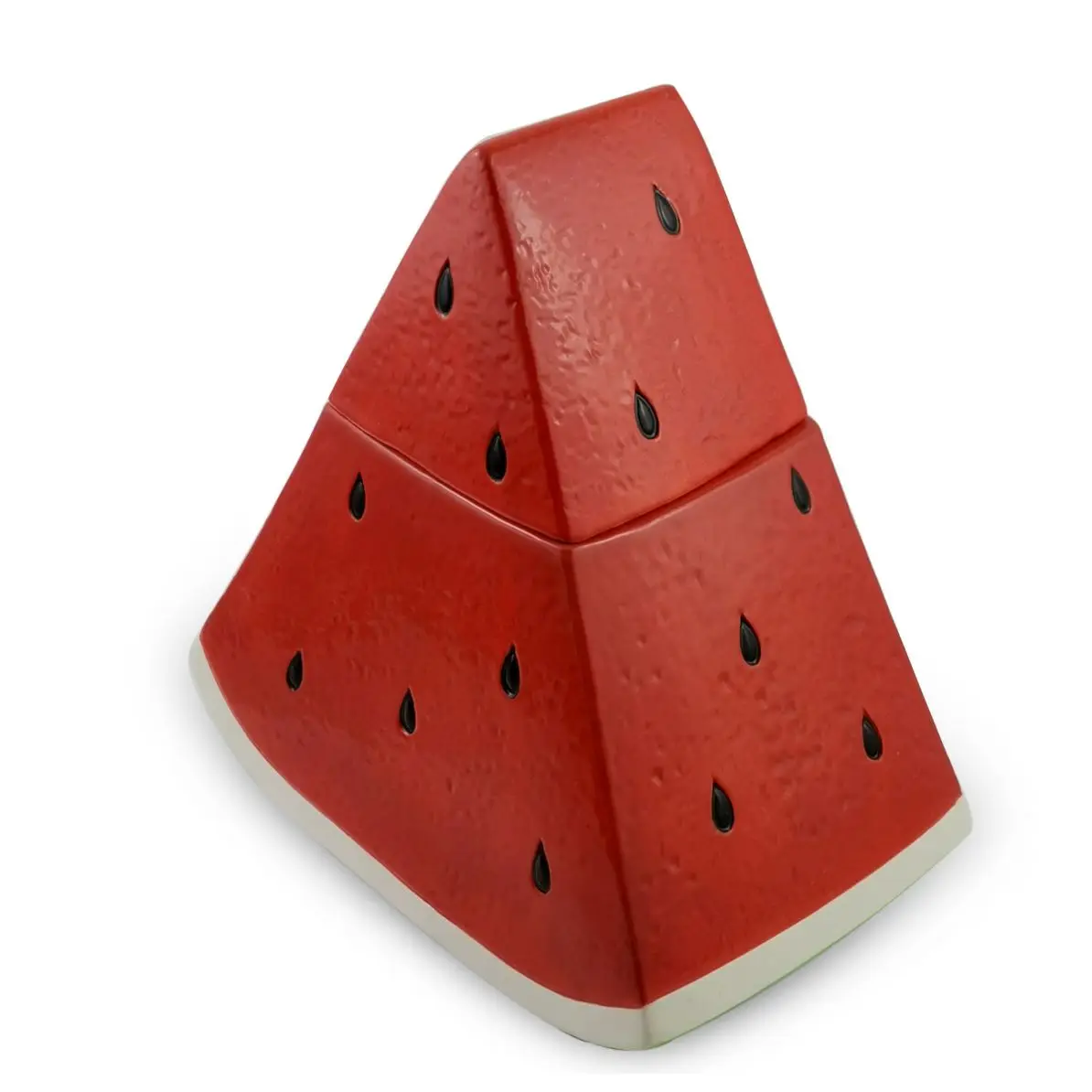 Modern Handpainted Dolomite Watermelon Bowl Salad & Fruit Soup Bowl Sustainable Ceramic Candy Bowl for Weddings & Giveaways