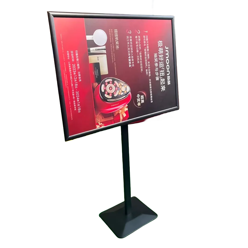 Poster Stand For Display Pedestal Sign Stand Adjustable Floor Standing Sign Holder