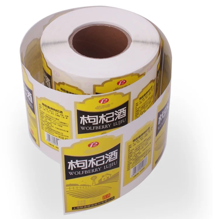 Wholesale customization brand waterproof stickers high self adhesive vinyl sticker